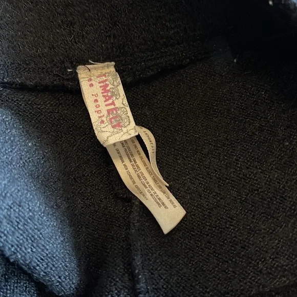 Free People Black Sweater Leggings with Leg Warmers Size M - Picture 5 of 6